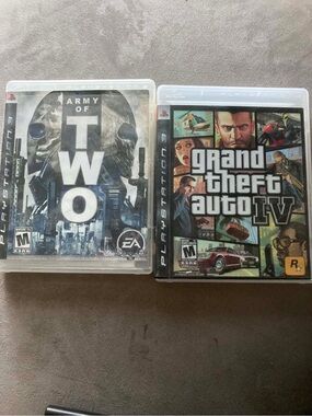 Two Sony PlayStation 3 Games
